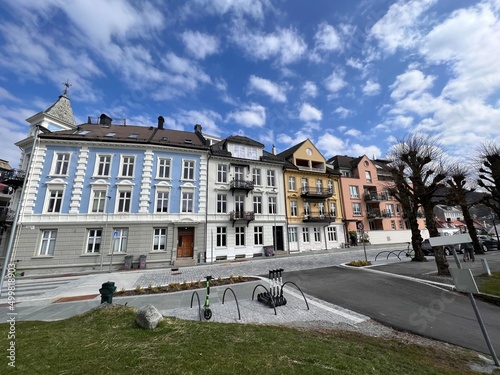 Pictures from historical Nordnes District Bergen Norway photo