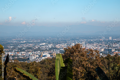 Wat Pha Lat or Wat Palad, old temple in jungle, Chiang Mai, Thailand photo