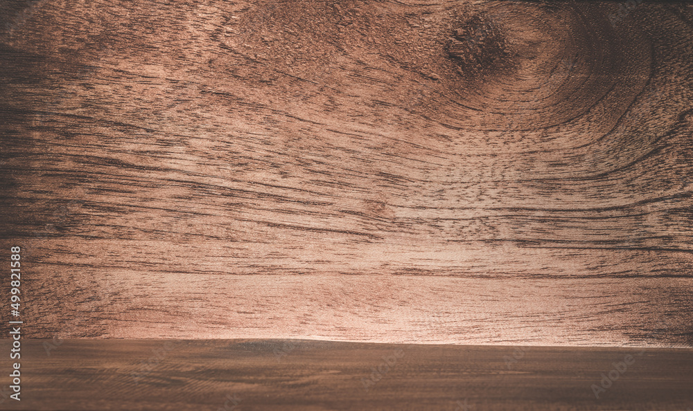 Obraz premium tło z brązowego drewna do projektu