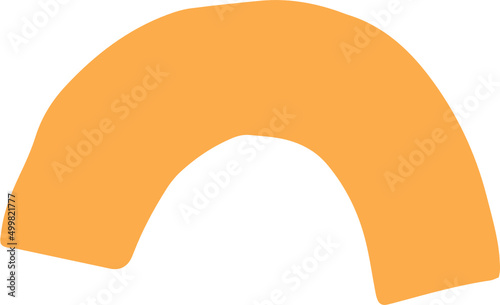 random shape memphis illustration vector