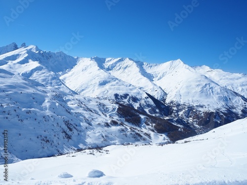 Snow Mountains Landscape