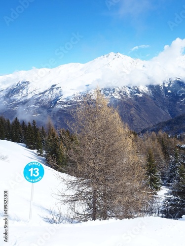 Snow Mountains Landscape