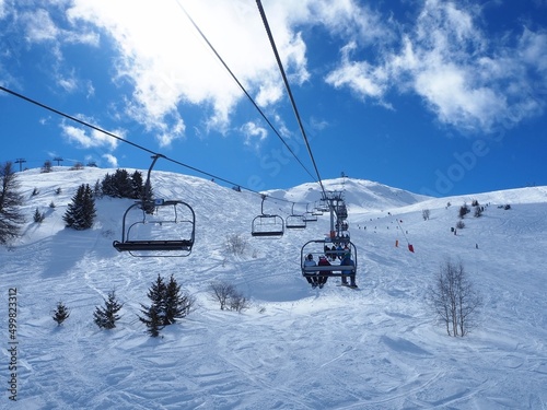 Snow Mountains Landscape