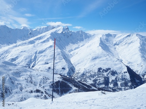 Snow Mountains Landscape