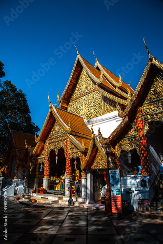 Wat Pha Lat or Wat Palad, old temple in jungle, Chiang Mai, Thailand