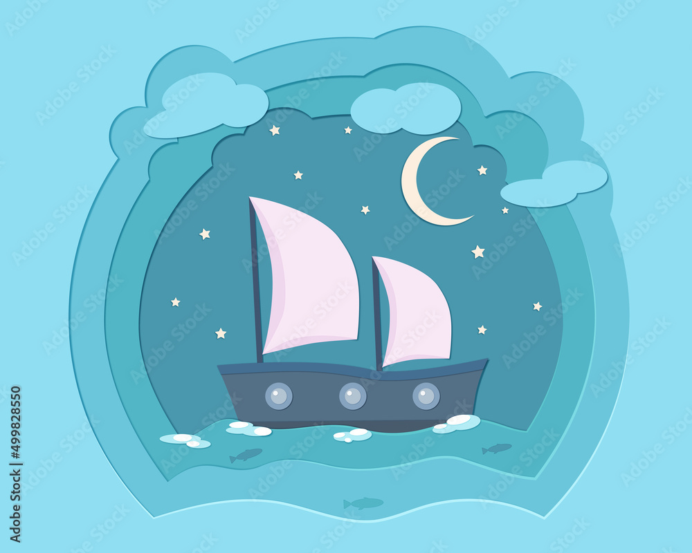 Fototapeta premium Sailing ship