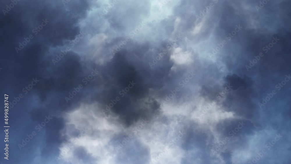 thunderstorm, flashes of Lightning sequence