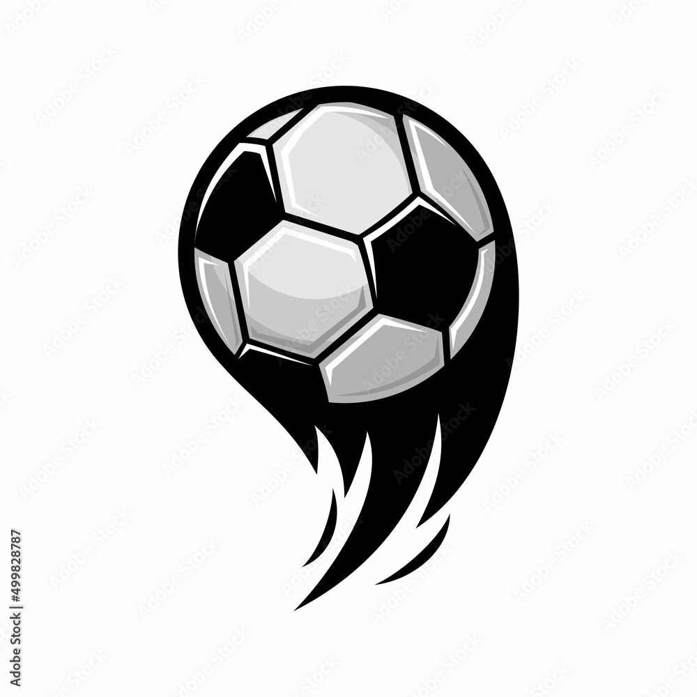 Fototapeta premium soccer team logo vector design