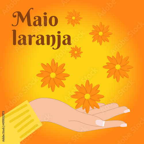 Maio laranja campaign against violence research of children 18 may