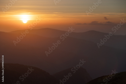 Summer sunrise in Parang Mountains, Romania © alexionutcoman