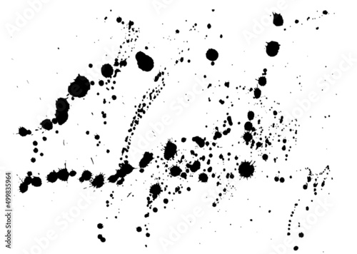 Paint splatter background. Vector illustration