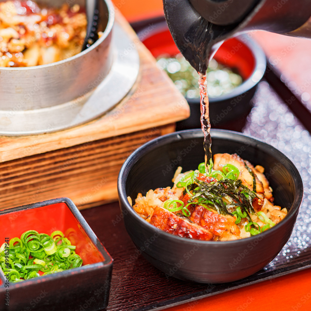 ひつまぶし 茶漬け 鰻茶漬け 名古屋 グルメ の イメージ Stock Photo Adobe Stock