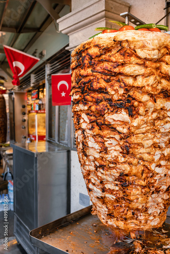 Turkish Doner Kebab Istanbul street food photo