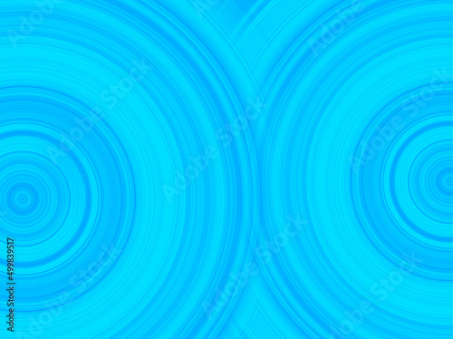 Two half blue circle walpaper