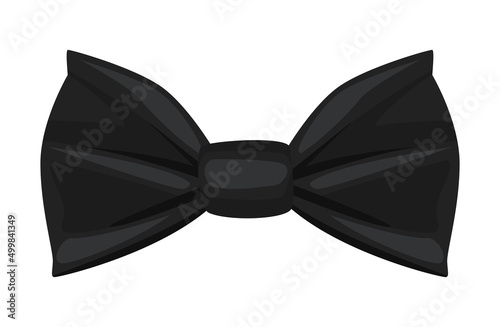 elegant black bowtie accessory