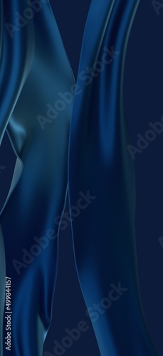 blue wave abstract backgrou...