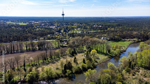 Lingen Emsland Park Emsaue Drohne Luftaufnahme