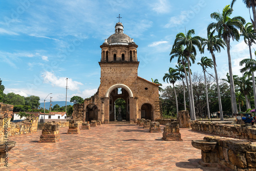 Ruins of the old temple of the Colombian congress in the city of Cúcuta, which was largely destroyed by an earthquake in 1875. Norte de Santander. Colombia.