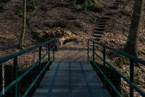 Wanderweg im Wesenitztal bei Lohmen