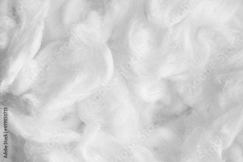 Cotton texture white soft fiber background
