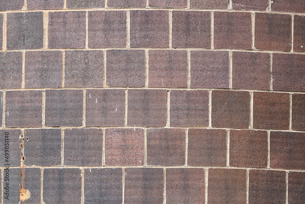 Brick exterior of a coal tower at an abandoned power plant for background or texture. Brick exterior of a coal tower at an abandoned power plant for background or texture.