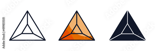 Gems stones. Diamond jewels luxury icon symbol template for graphic and web design collection logo vector illustration