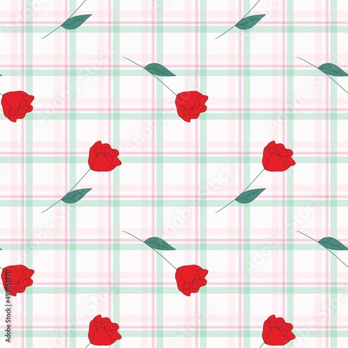 Seamless Pattern With Floral Motifs able to print for cloths, tablecloths, blanket, shirts, dresses, posters, papers.