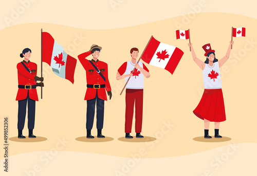 canadians soldiers and persons