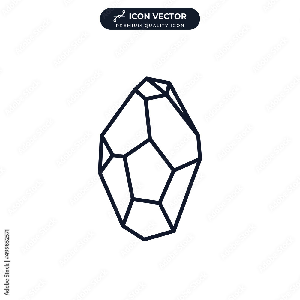 Gems stones. Diamond jewels luxury icon symbol template for graphic and web design collection logo vector illustration Gems stones. Diamond jewels luxury icon symbol template for graphic and web design collection logo vector illustration