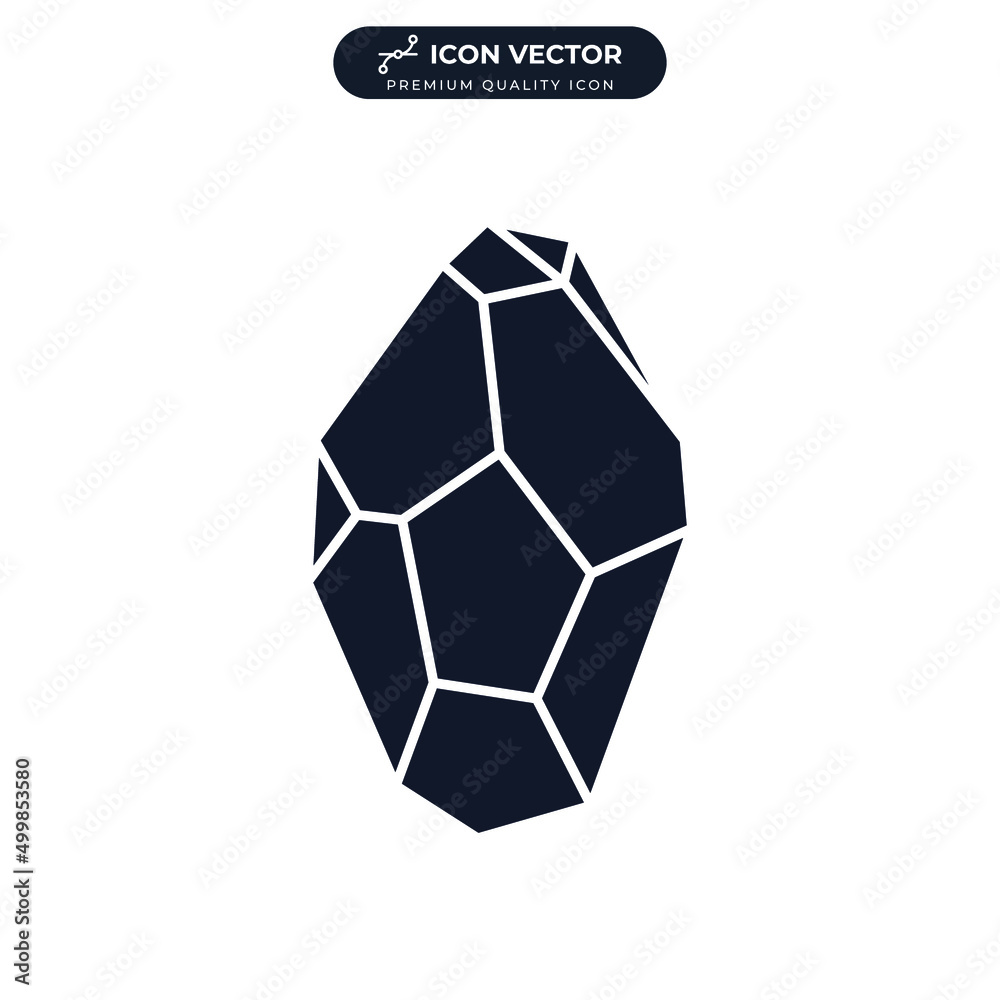 Gems stones. Diamond jewels luxury icon symbol template for graphic and web design collection logo vector illustration