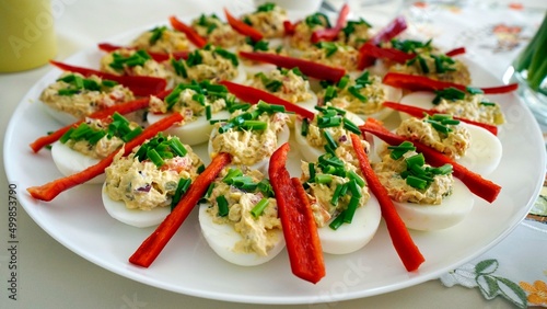 stuffed eggs