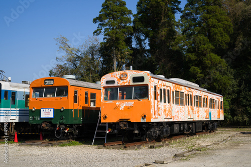 「ポッポの丘」に静態保存している鉄道車両