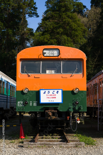 「ポッポの丘」に静態保存している鉄道車両