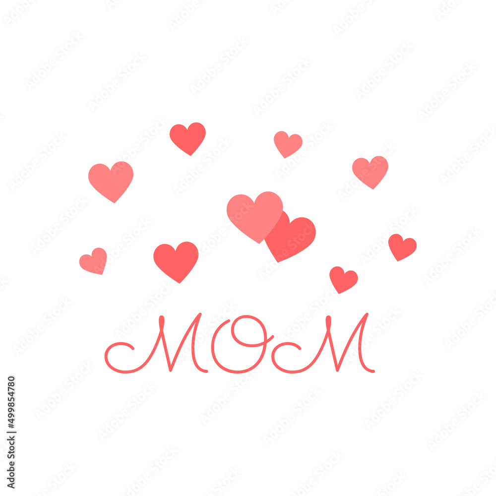 Happy Mother's Day. Vector illustration	