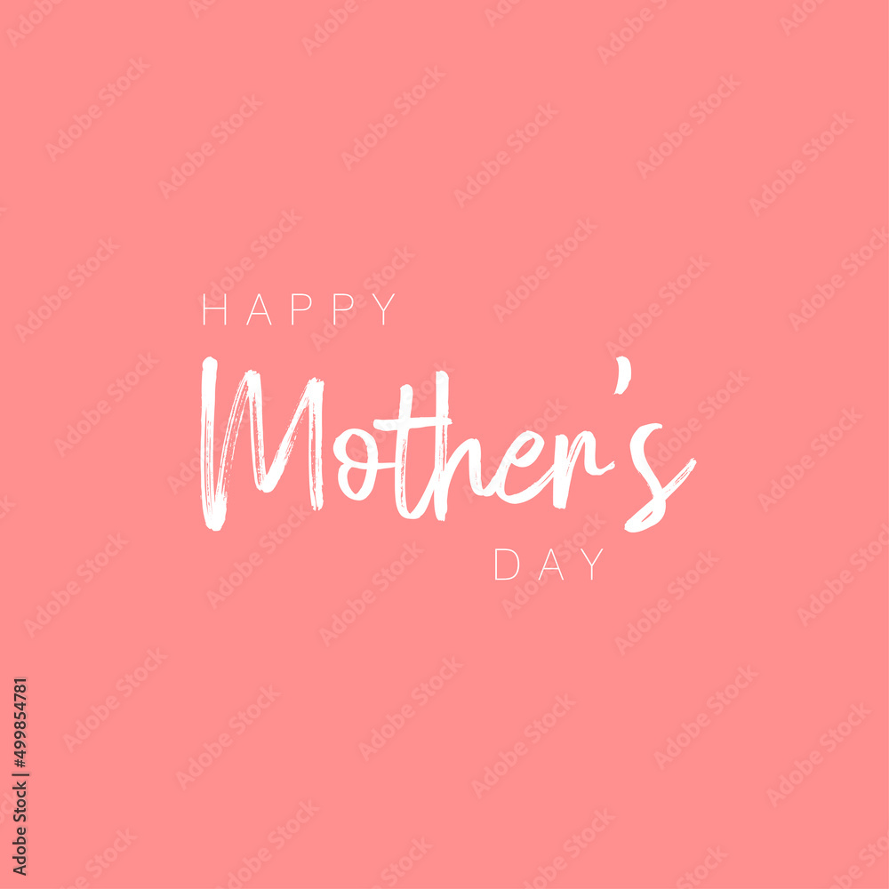 Happy Mother's Day. Vector illustration	