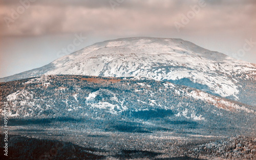 Mount Yamantau, the highest peak of the South Urals Bashkortostan Russia. photo