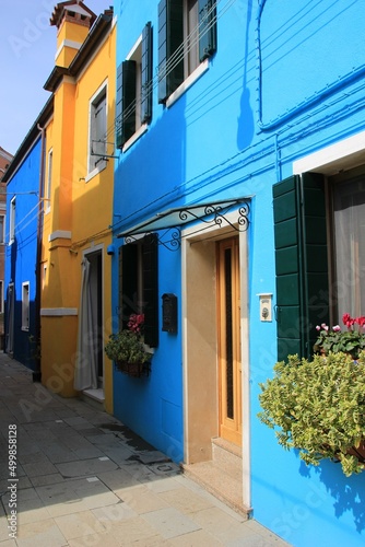 Fototapeta Naklejka Na Ścianę i Meble -  Italy, Veneto, Venezia: Characteristic view of the Burano Island.
