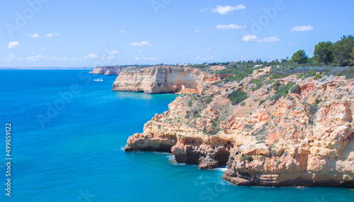 Fototapeta Naklejka Na Ścianę i Meble -  The Algarve Coastline in Portugal