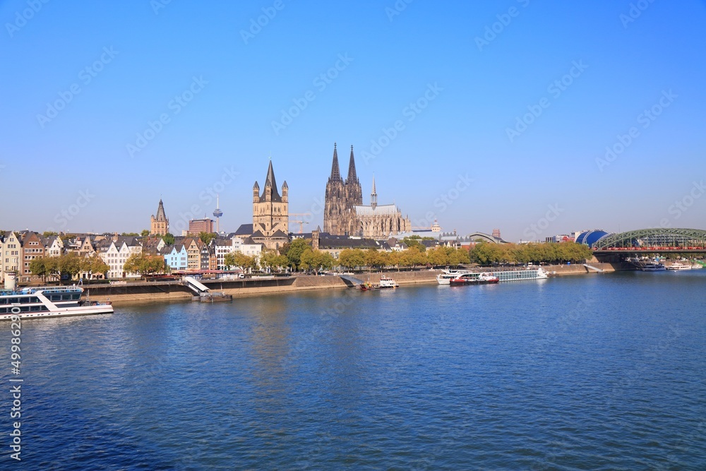 Cologne city skyline in Germany
