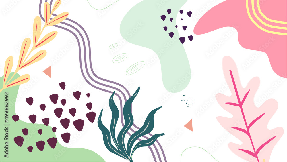 Obraz premium hand drawn abstract background