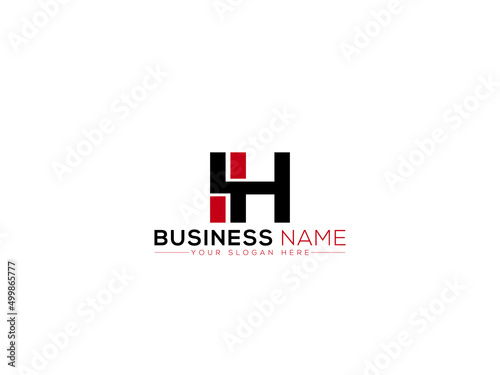 Letter IH Logo Icon, Colorful & creative Ih hi Logo Image Design