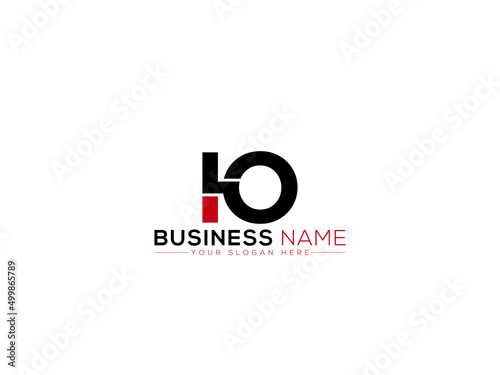 Letter IO Logo Icon, Colorful & creative Io oi Logo Image Design