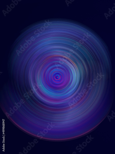 dark purple and blue circular waves abstract background