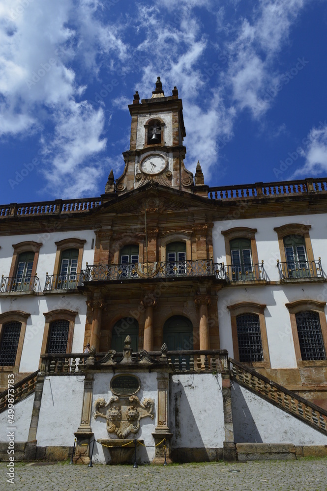 Fototapeta premium Frente do Museu da Inconfidência em Ouro Preto