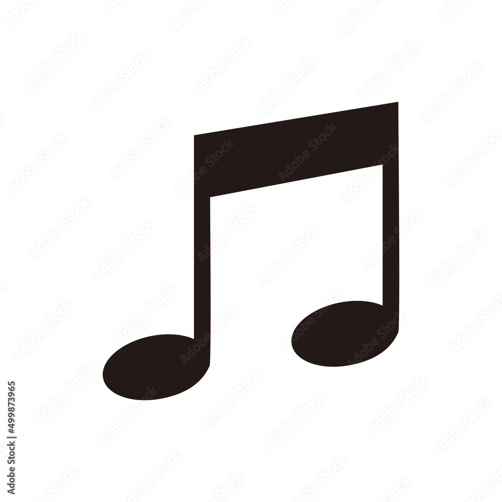music note icon vector illustration sign music note icon vector illustration sign