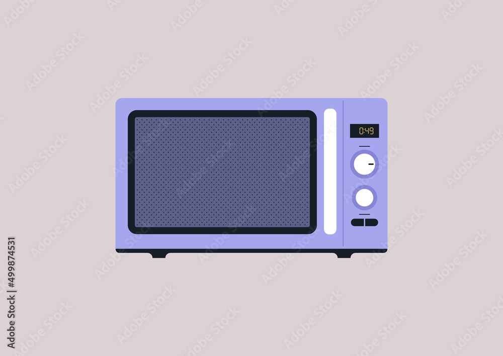 5 A microwave oven with tumblers and buttons, a kitchenware appliance 5 A microwave oven with tumblers and buttons, a kitchenware appliance