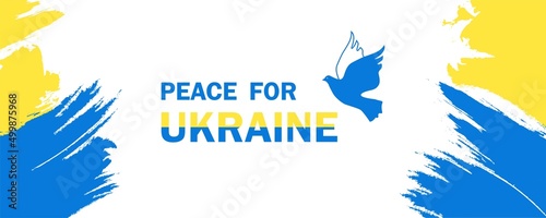 War in Ukraine. Russia attacked Ukraine. Stop war. vector