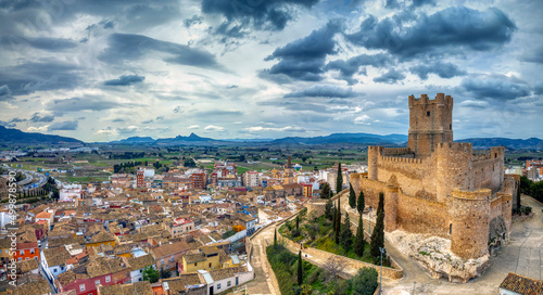 Fotografia Castle of Villena in Alicante province, Spain.