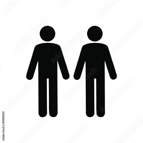 black human symbol icon