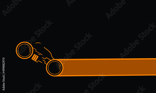 Simple vector design. Vector art.